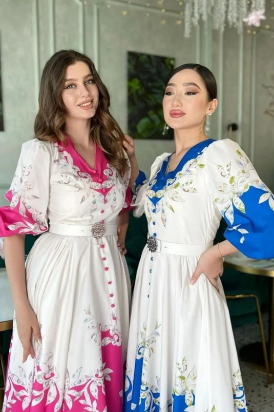 Atlas Kumaş Elbise (KEMER DAHİLDİR) -NHN90