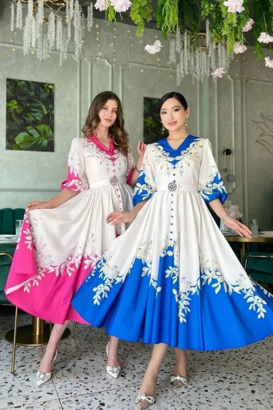 Atlas Kumaş Elbise (KEMER DAHİLDİR) -NHN90